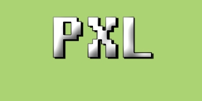 Creation of PXL-ated Logo w/lens flare: Step 2